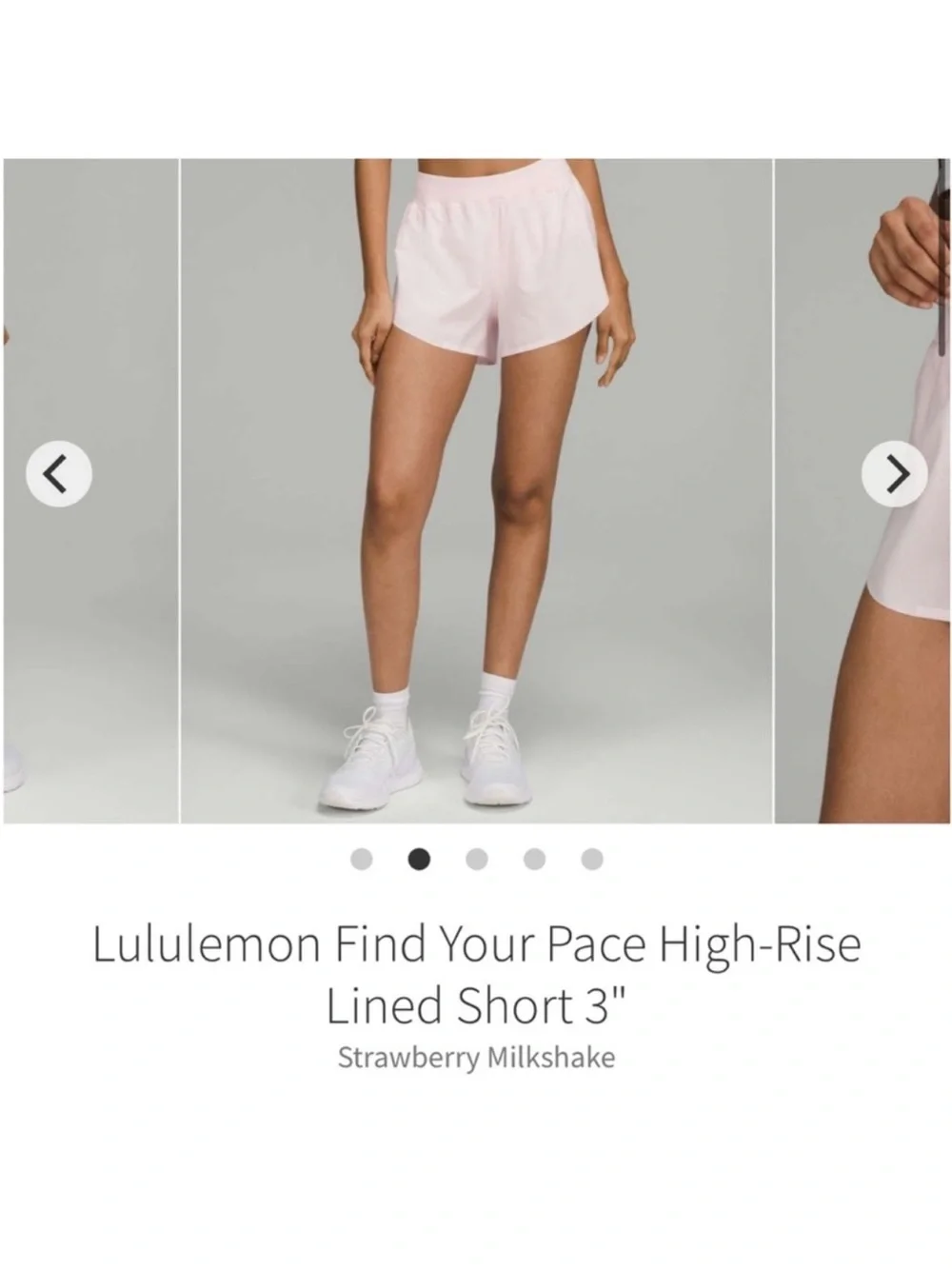 Lululemon Find Your Pace High Rise Shorts 3